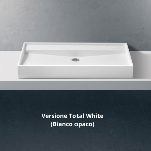 RETTA Lavabo Bagno d'appoggio in Resina
